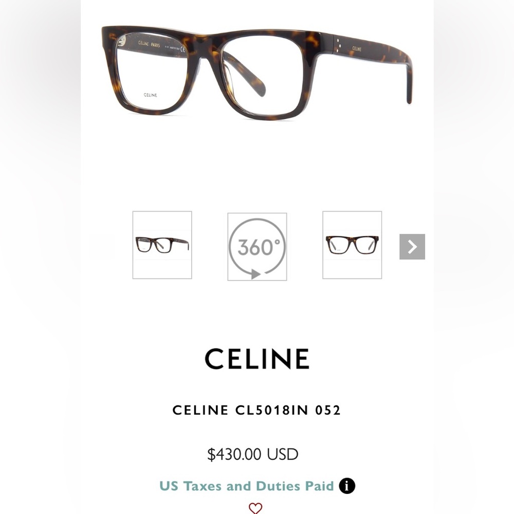 CELINE Eyeglasses